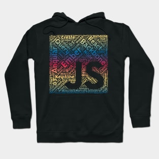 JavaScript Shirt | JS Framework Red Blue Yellow Gradient Hoodie